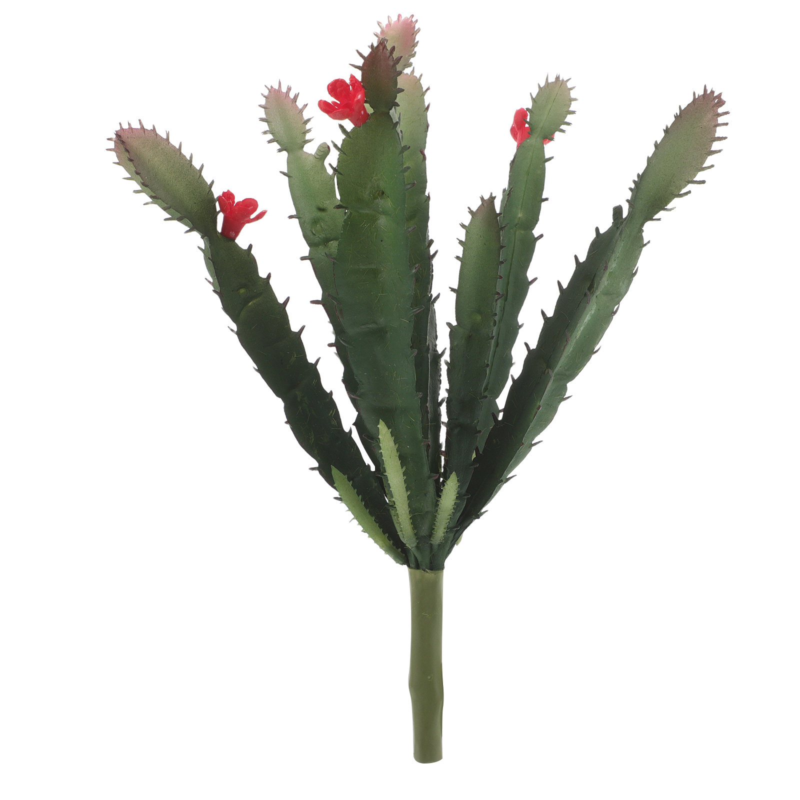 Succulent Arrangement Mini - ชุดจัดดอกไม้แคคตัสและไม้อวบน้ำประดิษฐ์ขนาดเล็กที่ดูสมจริง เหมาะสำหรับตกแต่งโต๊ะทำงาน บ้าน หรือใช้เป็นกระถางดอกไม้