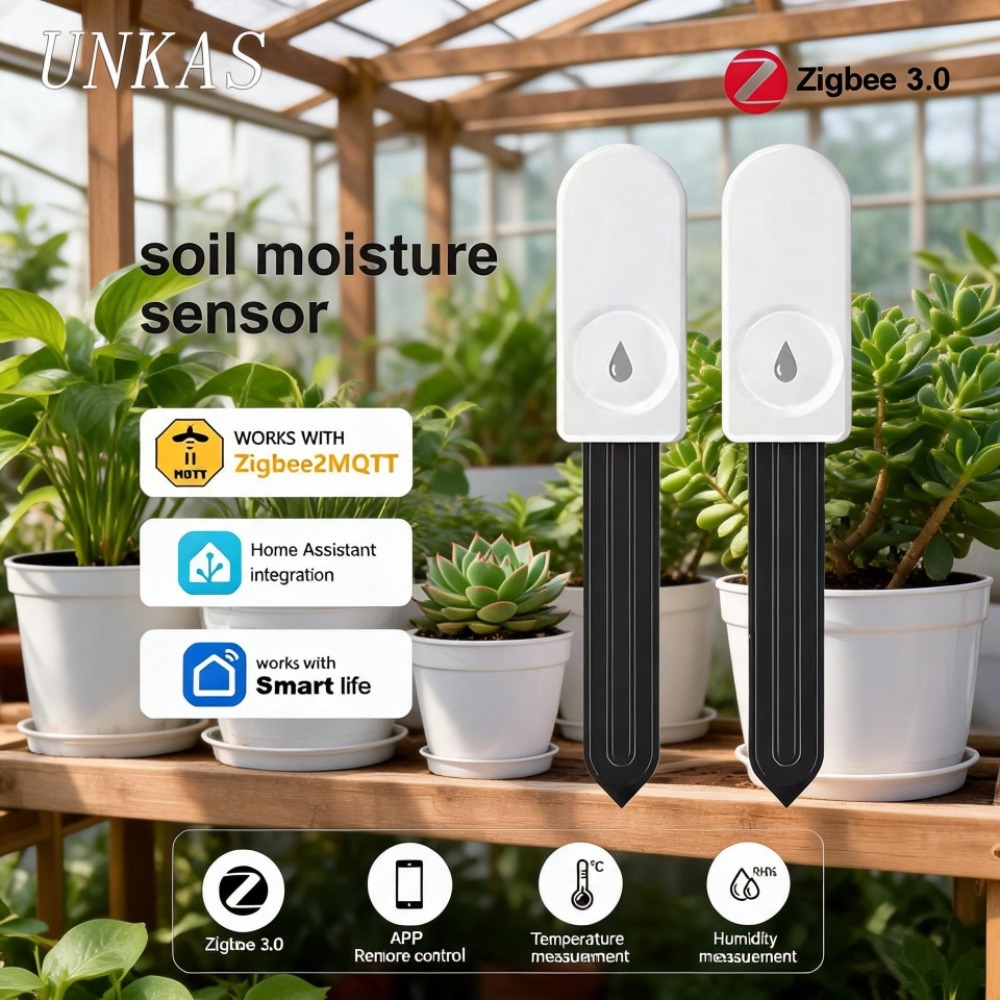 Plant Parent App - เซ็นเซอร์วัดความชื้นในดิน ZigBee 3.0 เครื่องมือทำสวนที่สะดวกสบาย เครื่องวัดความชื้นในดิน เครื่องวัดความชื้นสำหรับฟาร์ม